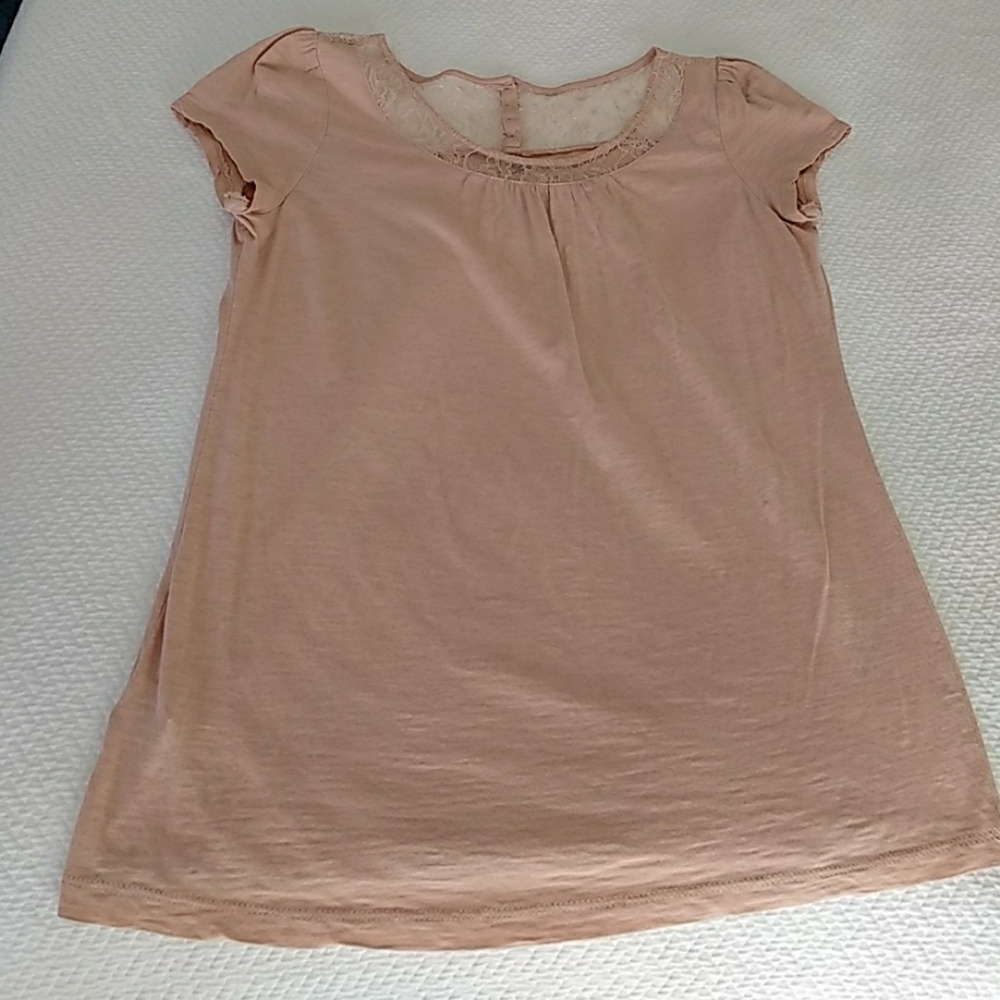 Lacey detail tee shirt